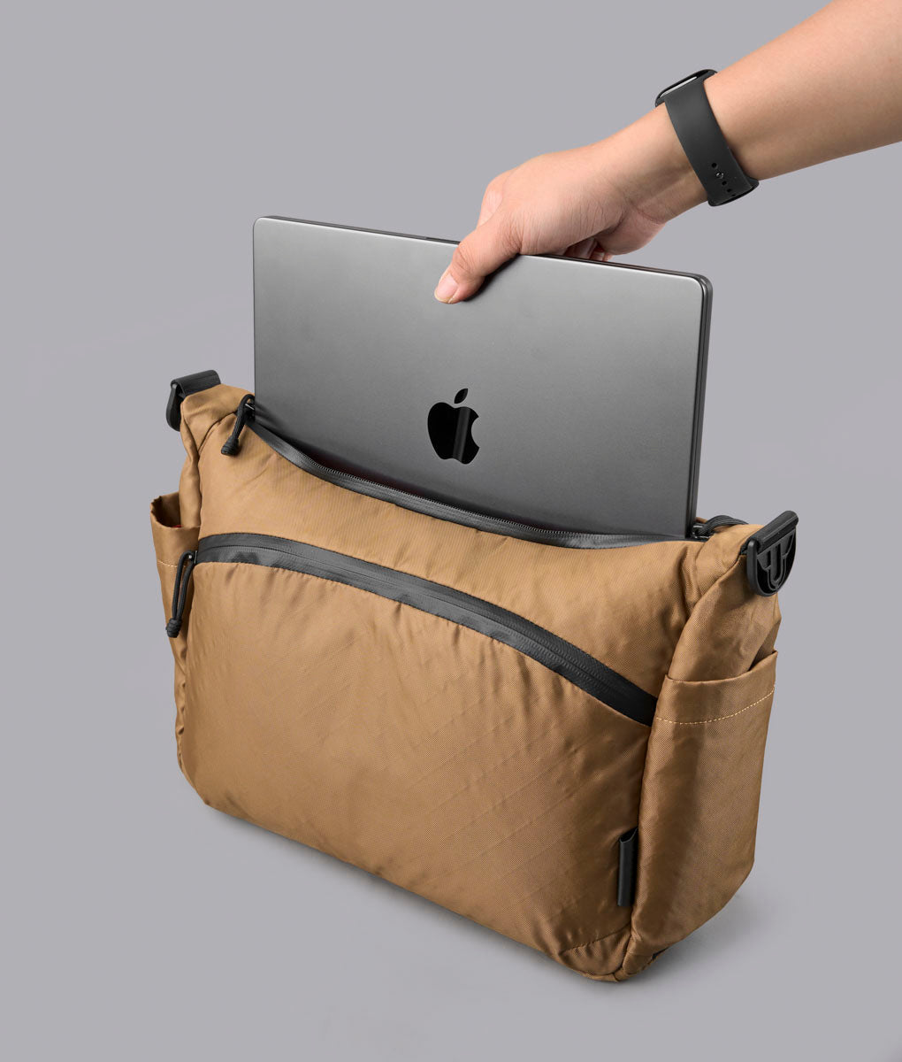 Flight Satchel - Coyote Brown