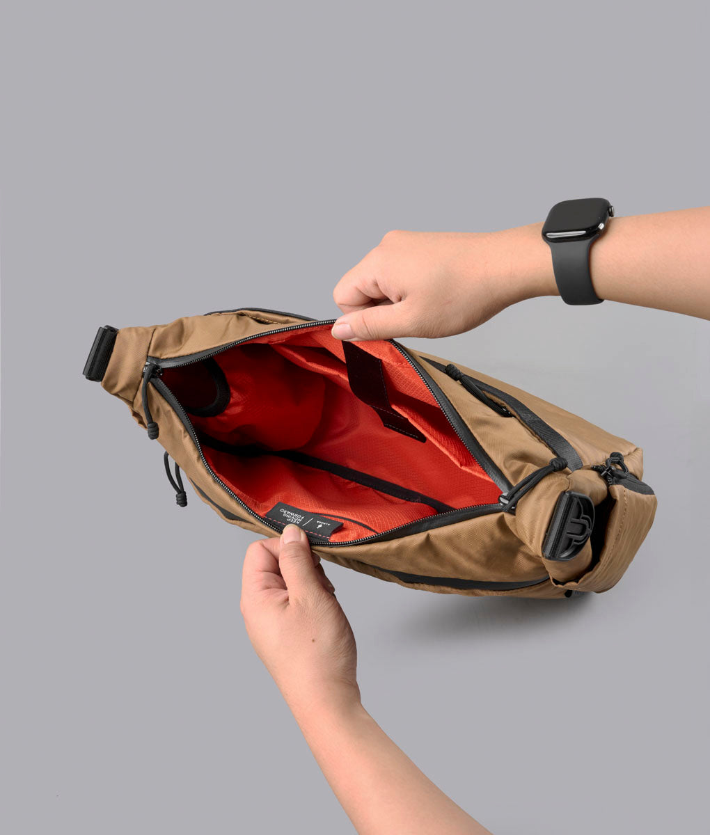 Flight Satchel - Coyote Brown